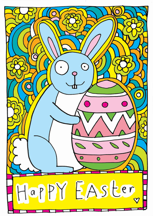 Liz Draws an Easter Bunny