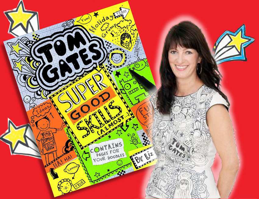 Liz is signing new Tom Gates book at Waterstones