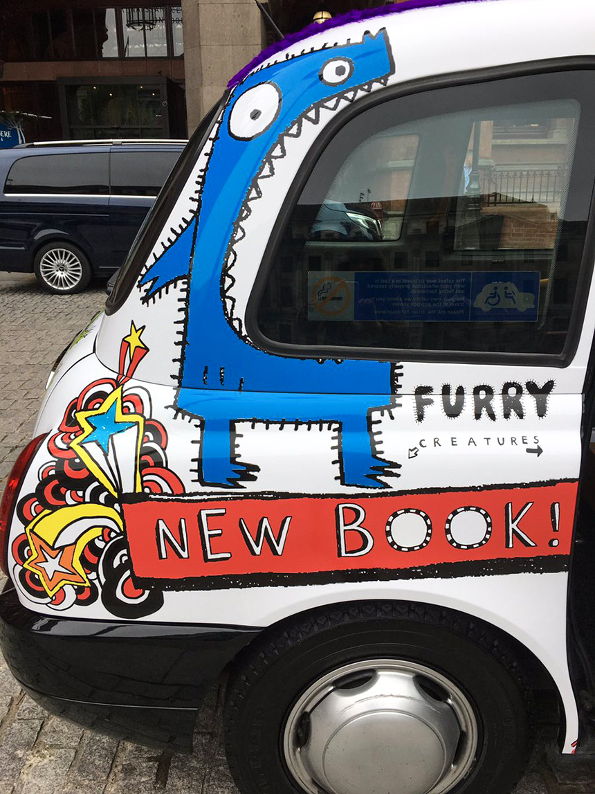 A Furry Taxi launch for Tom Gates: Family, Friends and Furry Creatures