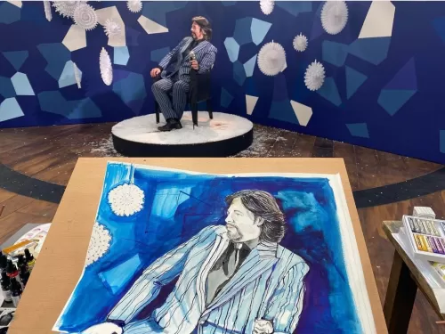 Liz Appears on Celebrity Portrait Artist Of The Year