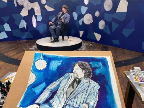 Liz Appears on Celebrity Portrait Artist Of The Year